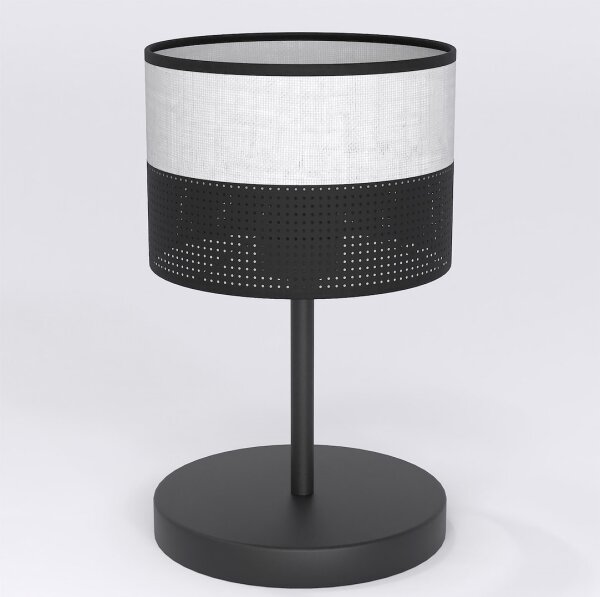 Lampă de masă KARBON 1xE27/15W/230V negru/gri