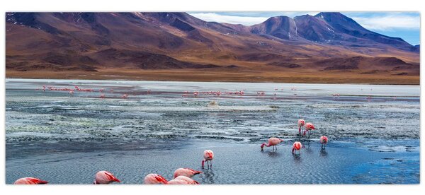 Tablou - Flamingo (120x50 cm)