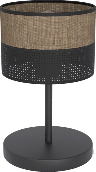 Lampă de masă KARBON 1xE27/15W/230V negru/maro
