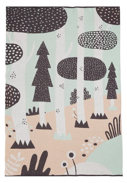 Cuvertură din bumbac pentru copii Södahl Magic Forest, 100 x 150 cm