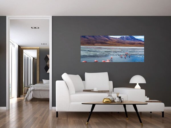 Tablou - Flamingo (120x50 cm)