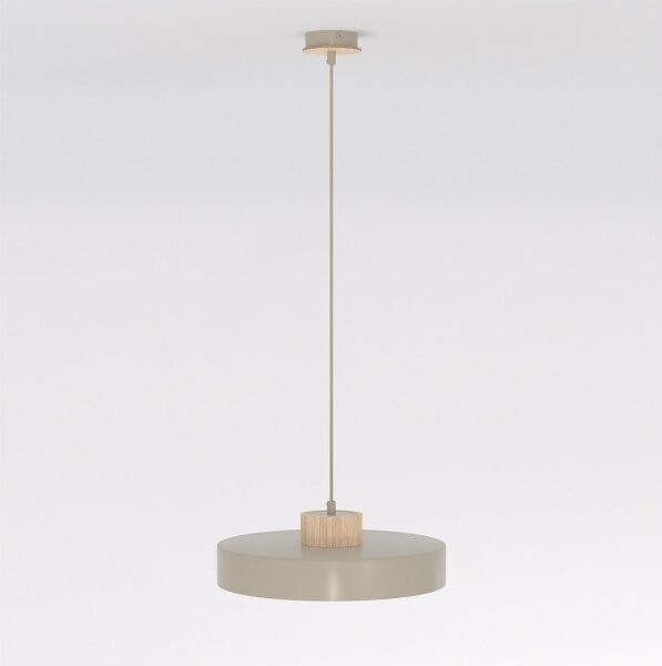 Lampă suspendată pe cablu KIVI 1xE27/15W/230V bej