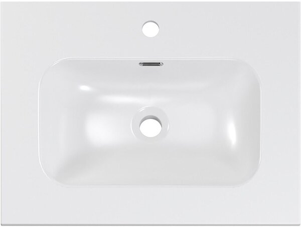 Comad Fly lavoar 61x46 cm dreptunghiular mobilier alb luciu FLY WHITE GLOSS UM 60-46 DP ( E-8073-60 )