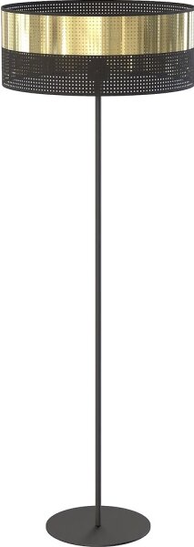 Lampă de podea LUX 1xE27/15W/230V neagră/aurie
