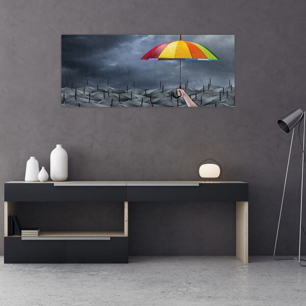 Tablou - Umbrele (120x50 cm)