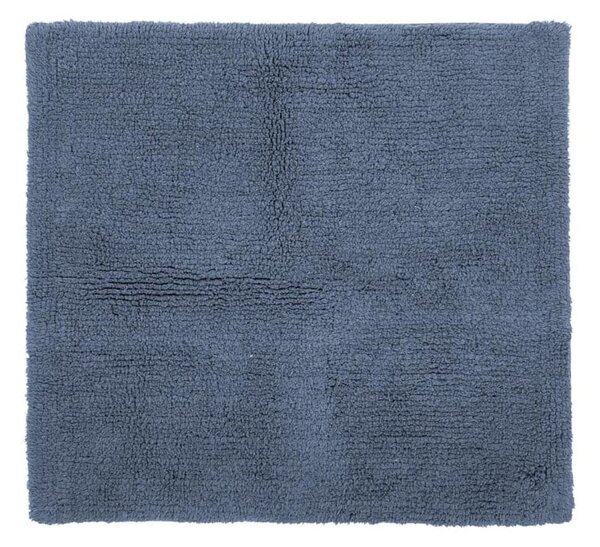 Covoraș din bumbac pentru baie Tiseco Home Studio Luca, 60 x 60 cm, albastru