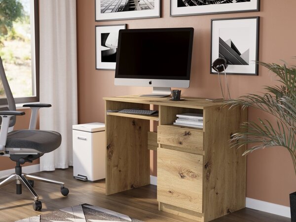 Birou de scris modern cu dulap 90x50 cm - diverse variante de culori artisan