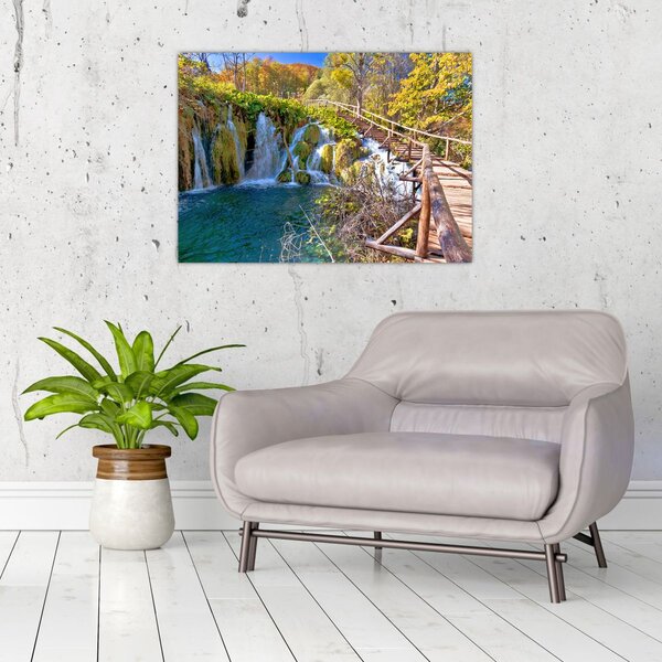 Tablou - Intrare in cascade (70x50 cm)
