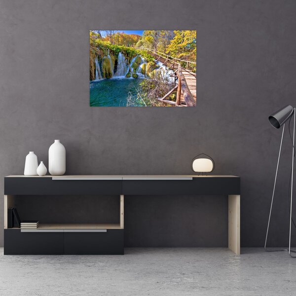 Tablou - Intrare in cascade (70x50 cm)