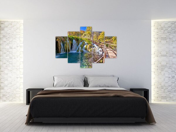 Tablou - Intrare in cascade (150x105 cm)
