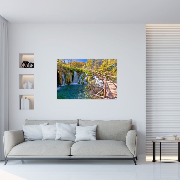 Tablou - Intrare in cascade (90x60 cm)