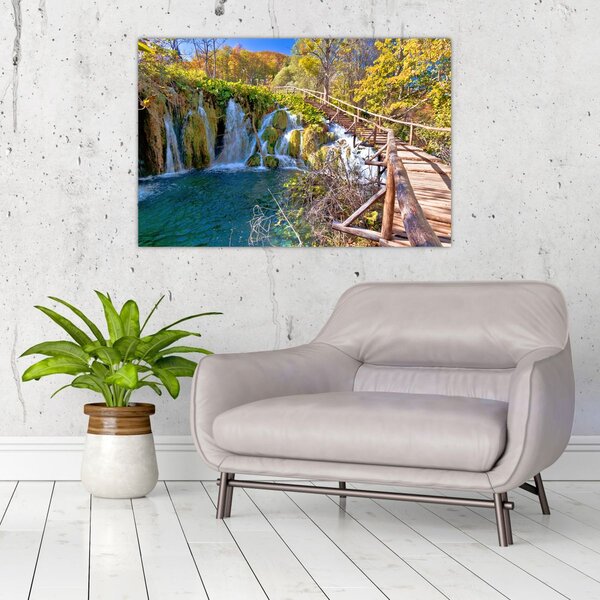 Tablou - Intrare in cascade (90x60 cm)