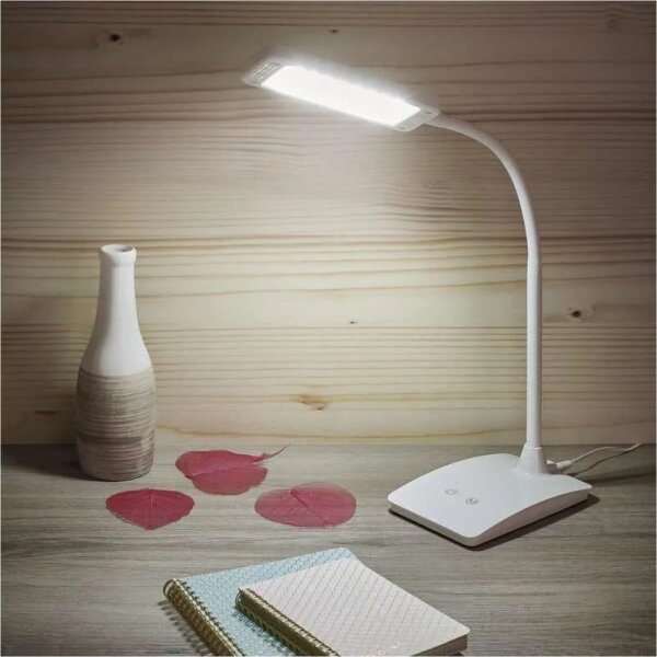 Lampă de birou LED reglabilă EDDY, 6W/230V, 3000/4500/6800K, albă