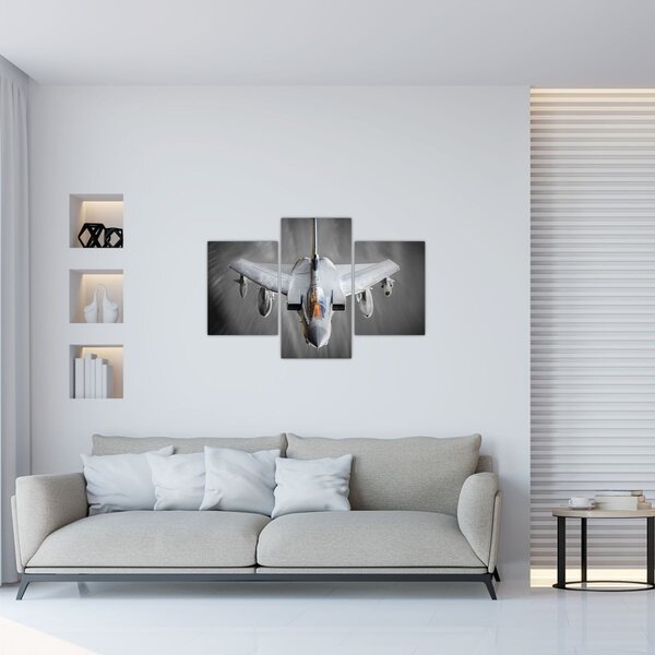 Tablou - Avion de vânătoare (90x60 cm)