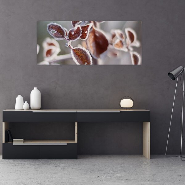 Tablou - Detaliu frunze (120x50 cm)