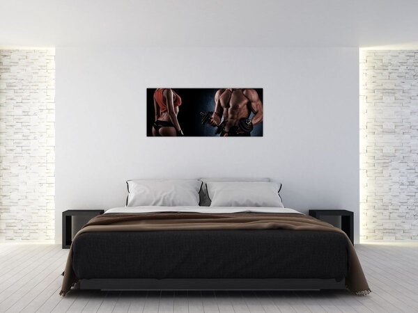 Tablou - Fitness (120x50 cm)