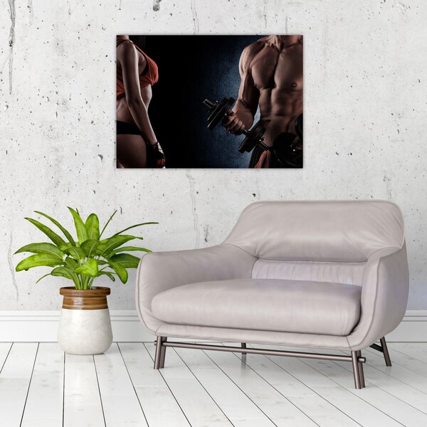 Tablou - Fitness (70x50 cm)