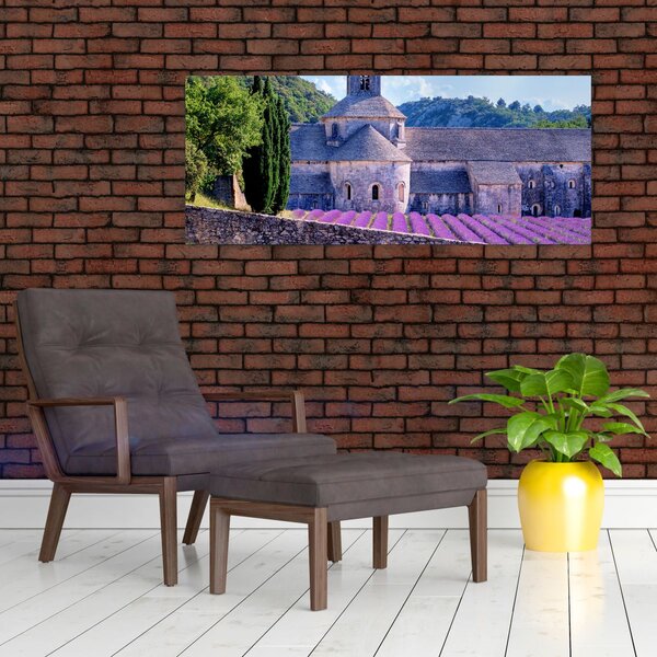 Tablou - Câmp de lavandă (120x50 cm)