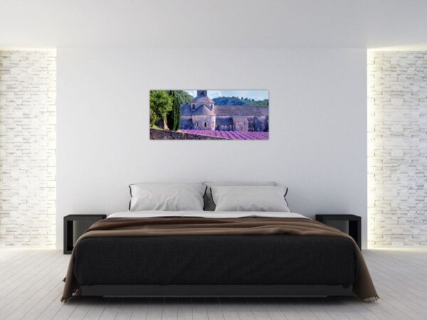 Tablou - Câmp de lavandă (120x50 cm)