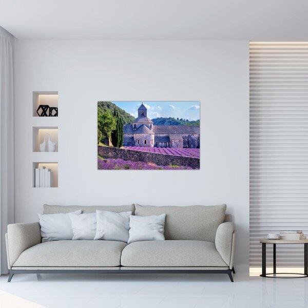 Tablou - Câmp de lavandă (90x60 cm)