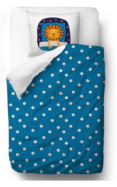 Lenjerie de pat din bumbac pentru copii Butter Kings Lion, 100 x 130 cm
