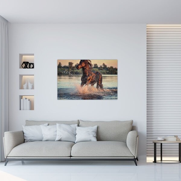 Tablou - Cal care aleargă (90x60 cm)