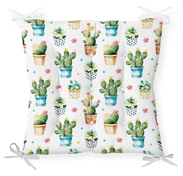 Pernă pentru scaun Minimalist Cushion Covers Tiny Cacti, 40 x 40 cm