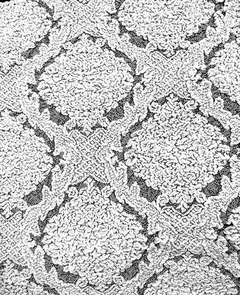 Husa elastica pentru coltar, cu volanas, model Jacquard Alb