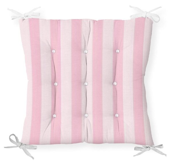 Pernă pentru scaun cu amestec de bumbac Minimalist Cushion Covers Cute Stripes, 40 x 40 cm