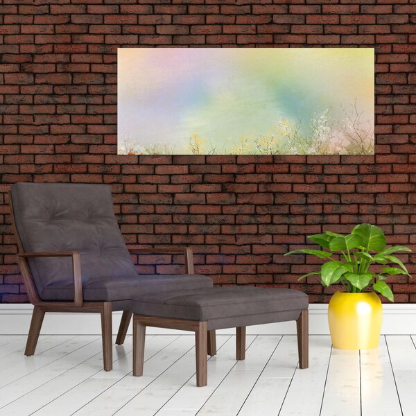 Tablou - Pajiște pictată 2 (120x50 cm)