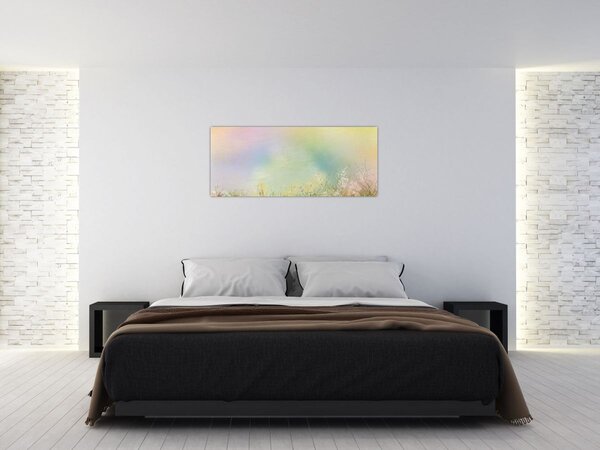 Tablou - Pajiște pictată 2 (120x50 cm)