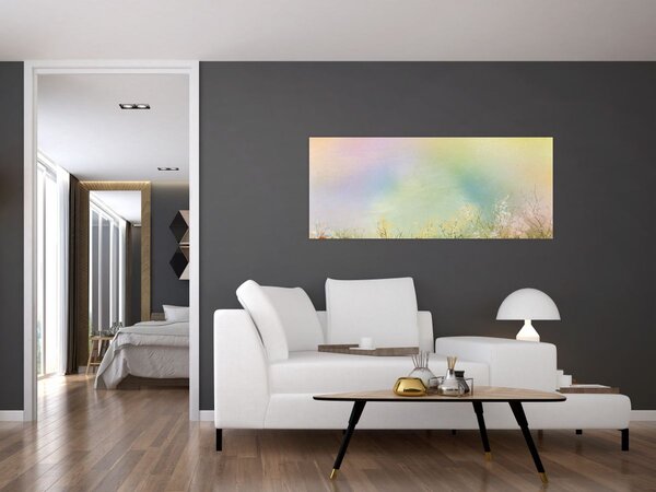 Tablou - Pajiște pictată 2 (120x50 cm)