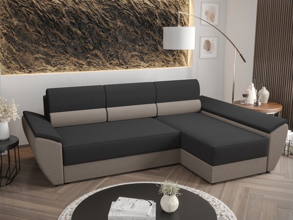 Colțar Radiant L3 (Negru + capuccino) (D). 1057466