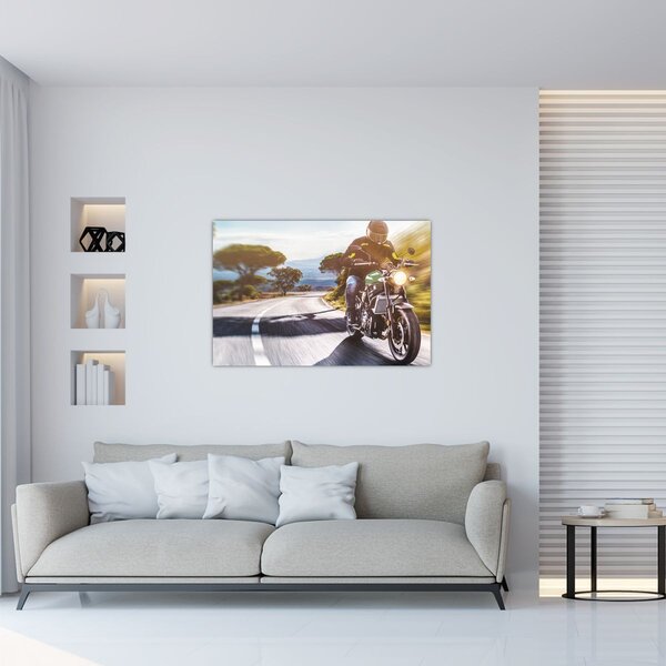 Tablou - Motociclist (90x60 cm)