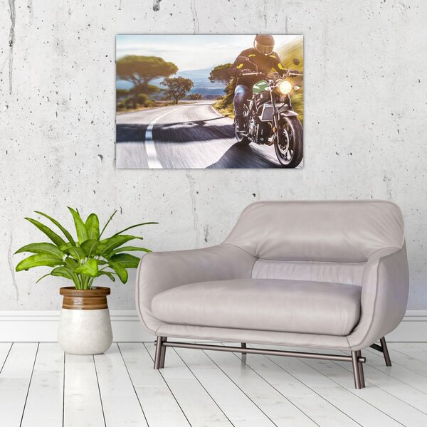 Tablou - Motociclist (70x50 cm)