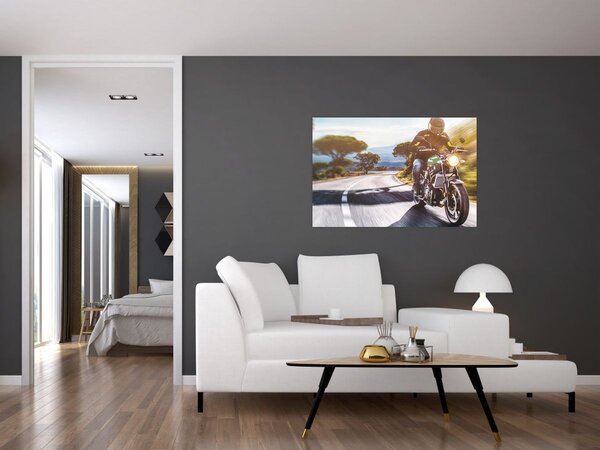 Tablou - Motociclist (90x60 cm)