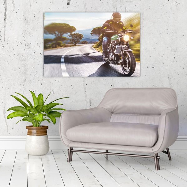 Tablou - Motociclist (90x60 cm)