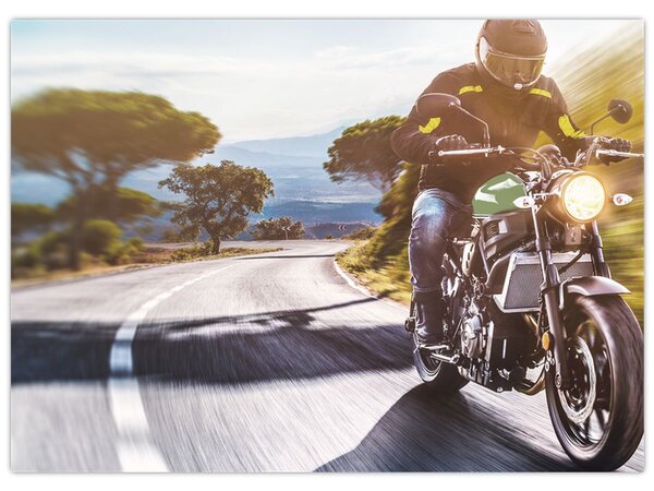 Tablou - Motociclist (70x50 cm)