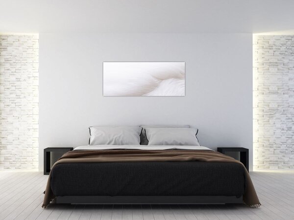 Tablou - Pană albă (120x50 cm)