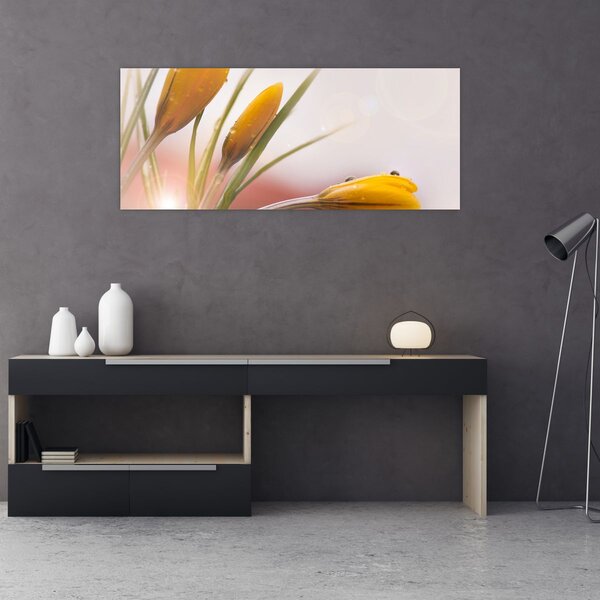Tablou - Flori de primăvară (120x50 cm)