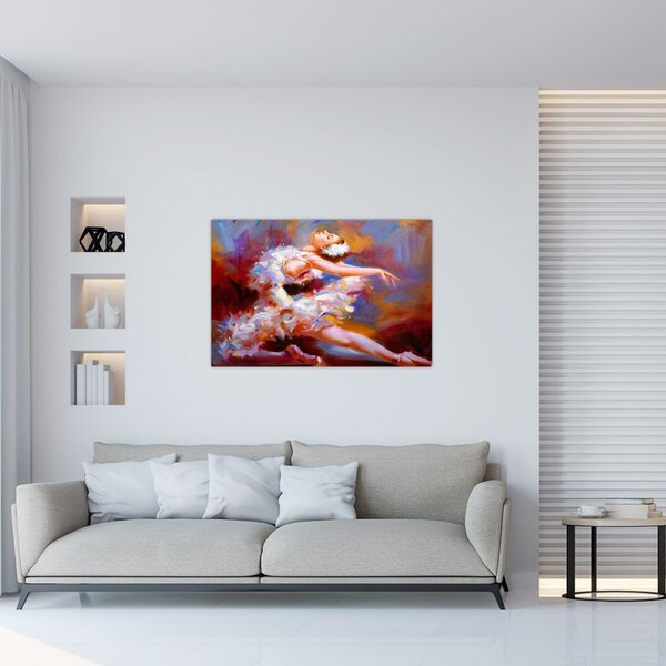 Tablou - Balerină,pictură (90x60 cm)
