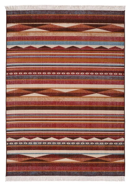 Covor Universal Caucas Stripes, 80 x 150 cm, roșu