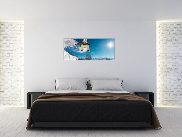 Tablou - Snowboarder (120x50 cm)