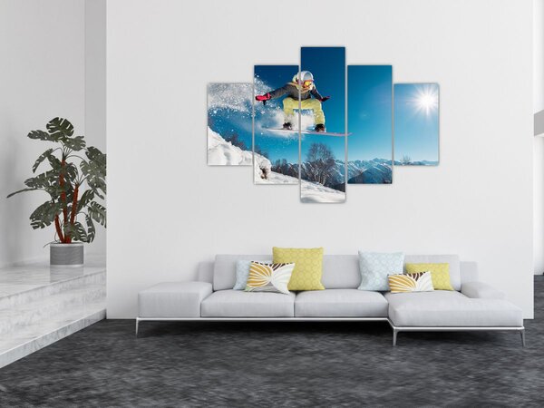 Tablou - Snowboarder (150x105 cm)