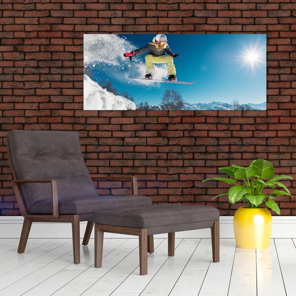 Tablou - Snowboarder (120x50 cm)