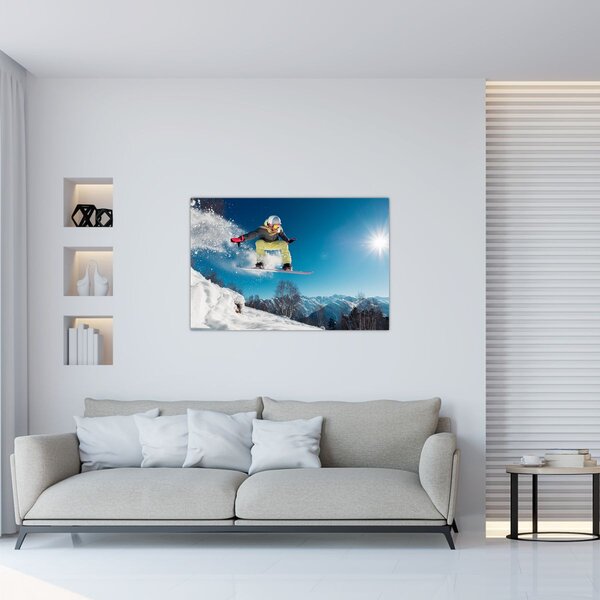 Tablou - Snowboarder (90x60 cm)