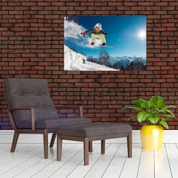 Tablou - Snowboarder (90x60 cm)