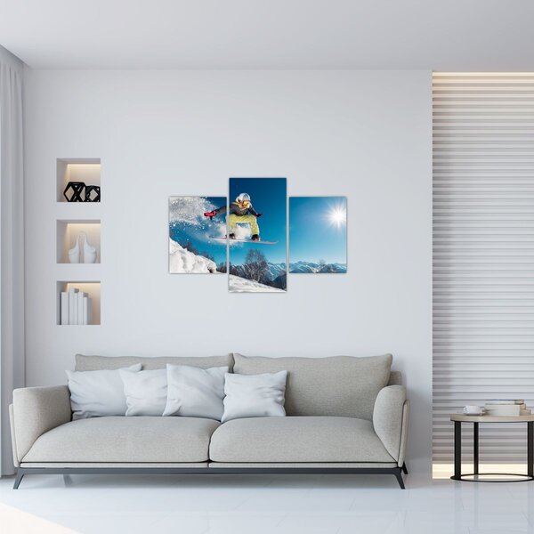 Tablou - Snowboarder (90x60 cm)