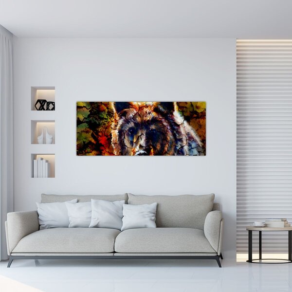 Tablou - Urs,pictură (120x50 cm)