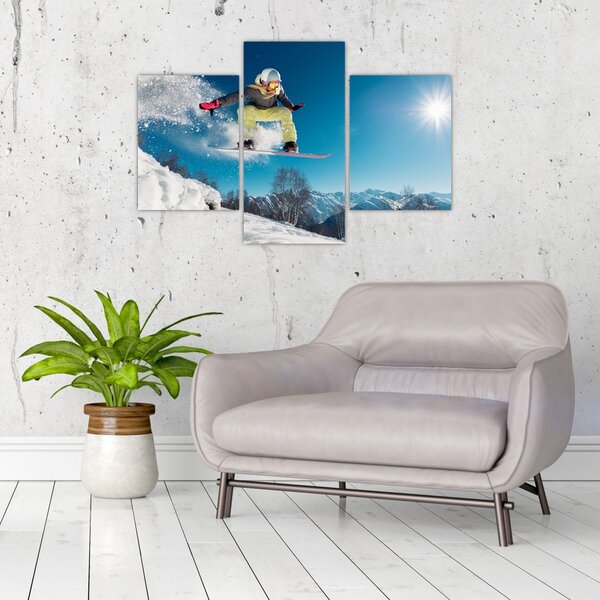 Tablou - Snowboarder (90x60 cm)